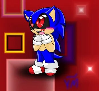 Chibi Sonic.EXE Sonic, Sonic art, Chibi