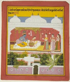 File:Anonymous - Krishna and Radha in a Pavilion, page from 