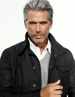 Male Models With Grey Hair - Haircut and Hairstyle