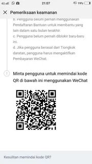Membuka akun wechat yang diblokir sementara Aplikasi WhatsAp