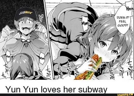 Yun Yun loves her subway
