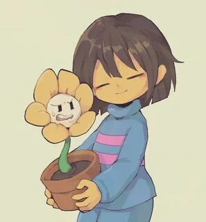 Flowey and Frisk Undertale cute, Undertale comic, Undertale