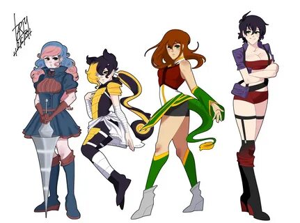 RWBY OC: TEAM CAML Redraws Rwby oc, Rwby, Rwby characters