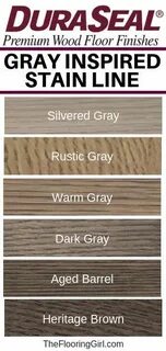 New Gray Blended Hardwood Stains by Duraseal Wood floor stai