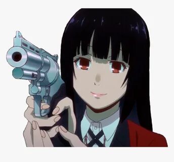 Transparent Anime Gun Png - Anime Girl With Gun Meme, Png Do
