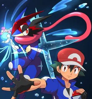 Ash & Greninja Pokémon Pokemon rayquaza, Pokemon kalos, Poke