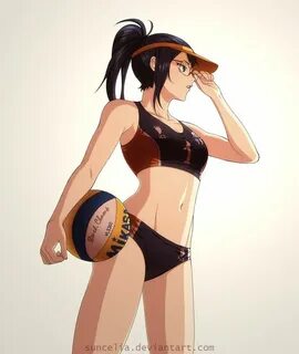 Haikyuu!! Shimizu Kiyoko (Beach Volleyball AU) by Suncelia o