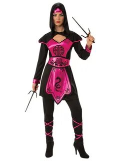 Womens Pink Ninja Warrior Halloween Costume - Walmart.com