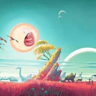 Steam Műhely::Rick and Morty Screaming Sun Music Visualizer