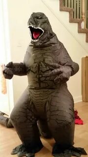 Inflatable Godzilla costume Godzilla costume, Godzilla, Lion