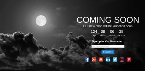 Download Coming Soon Page Magento2 Updated & Nulled