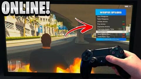 NEW* GTA 5 *ONLINE* How to Install a PS4 Mod Menu (GTA 5 Onl