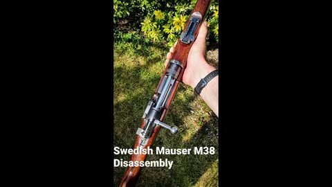 Swedish Mauser M38 disassembly - short - ASMR (play 2x speed