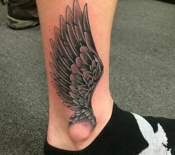 Tattoos. Wings. Wing tattoo men, Leg tattoos, Tattoos for gu