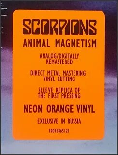 Виниловая пластинка Scorpions - Animal Magnetism (RE, RM, Sp