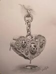 Chained Heart by ChristopherPollari on DeviantArt Heart draw