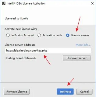 Idea Activation Server