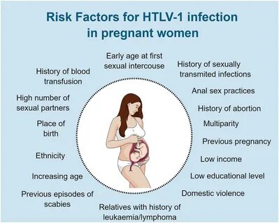 Figure 2. Risk factors for HTLV-1 infection in pregnant women or women at r...