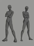 Crossed Arms Pose Figure drawing reference, Anime arms, Draw