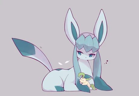 Extremely Cute Glaceon and Little Leafeon Pokemon, Cute poke