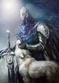 Sif and Artorias Gaming Poster Print metal posters - Displat