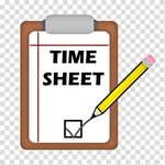 Timesheet Time & Attendance Clocks Paper , others transparen
