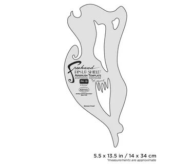 Artool #10 Pin Up Shield Freehand Airbrush Template by Edwar