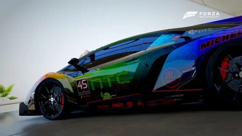 Rainbow Roadster Lamborghini Veneno - Top Auto Modelle