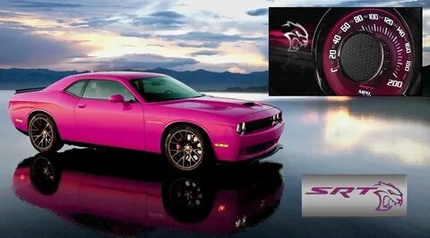 Pink Hellcat Dodge challenger, Dodge challenger srt, Challen