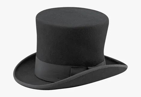 Mad Hatter Top Hat - Black Top Hat Png, Transparent Png , Tr