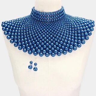 Pearl Collar Necklace Set - Focused Fashions