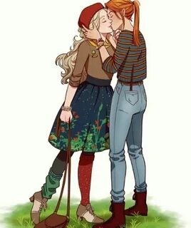 Ginny and Luna Harry potter fan art, Harry potter ginny, Gin