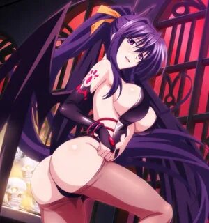 49 Sexy Images of DxD Boobs from High School Anime Akeno Him