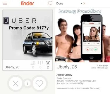 Brilliant: Someone’s Apparently Using Tinder To Collect Uber