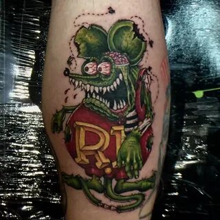 Rat Fink Tattoos / Rat Fink! by Kelly Green: TattooNOW : Rat