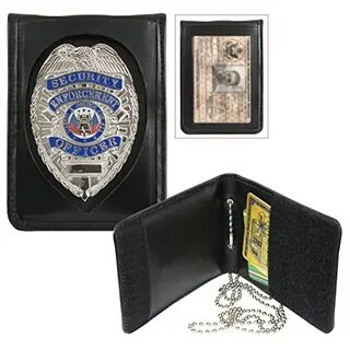 Police Badge not Included Badge Wallet EXECUTIVE 8 Card REPL