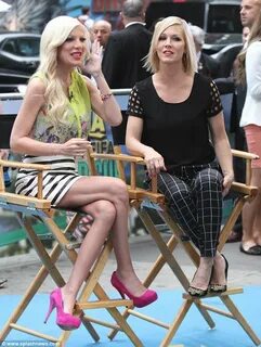 Tori Spelling and Jennie Garth continue to promote Mystery G