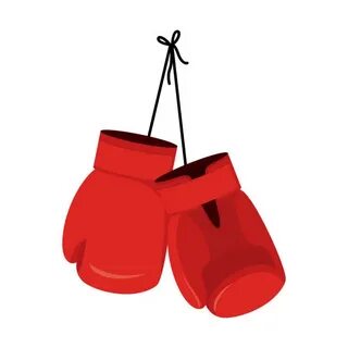 Pair Of Red Leather Boxing Gloves Vector Сток видеоклипы - i