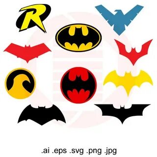 Batman SVG Batman logo superhero symbol cut file cllipart Et