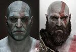 Кратос без бороды из новой игры God of War ужаснул пользоват