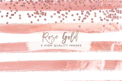 Rose Gold Foil Glitter Papers A4 Papers SVG File