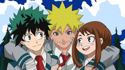 Izuku Midoriya My Hero Academia Naruto Naruto Uzumaki Ochaco