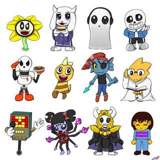 Undertale Chibi - Set 1 by TermFox Chibi, Undertale, Underta