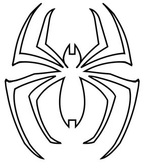 Spider Man Spider Logo Template Spiderman pumpkin, Spiderman