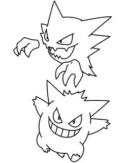 Haunter Coloring Pages - Coloring Home