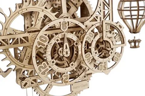 Обзор UGEARS "АЭРОЧАСЫ С МАЯТНИКОМ". Конструктор для сборки 