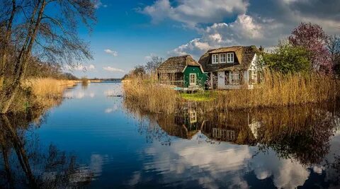 A POND IN THE COUNTRY HOUSE WITH THEIR OWN HANDS - 58 photo