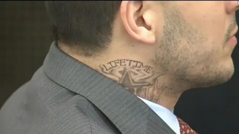 Aaron Hernandez in court with new neck tattoo - CNN Video