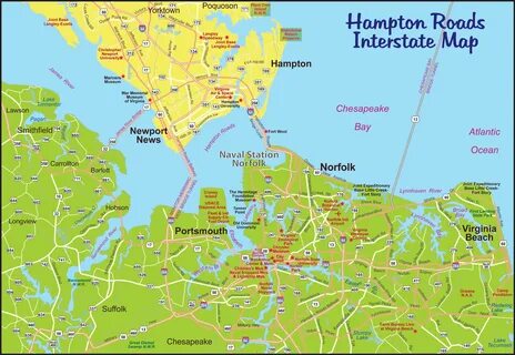 Hampton-Roads-Map Prosperity Publishing * Naval Station Norf