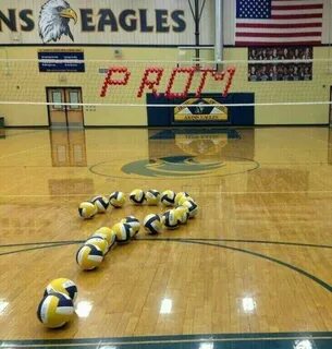 Volleyball prom!!3 Asking to prom, Cute prom proposals, Hoco